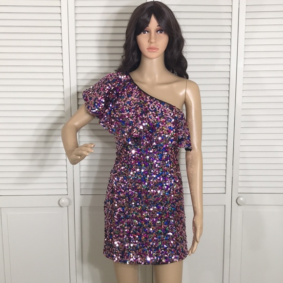 Revolve Majorelle Ariana Sequins Party Mini Dress Small - Picture 5 of 16